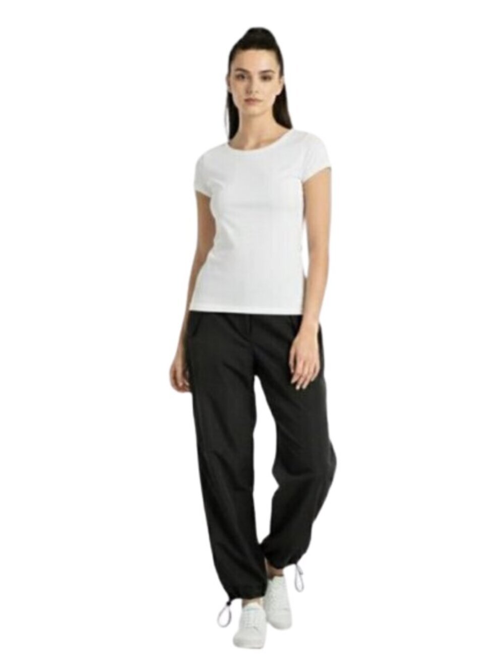 SHEIN Dark Grey Y2K Parachute Pants Drawstring Gorpcore Size Medium